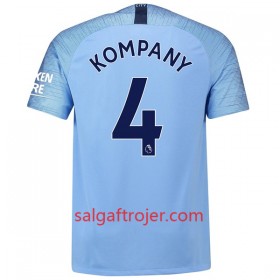 Manchester City Fodboldtrøjer Kompany 4 Hjemmebanesæt 2018/19 Kort ærmer